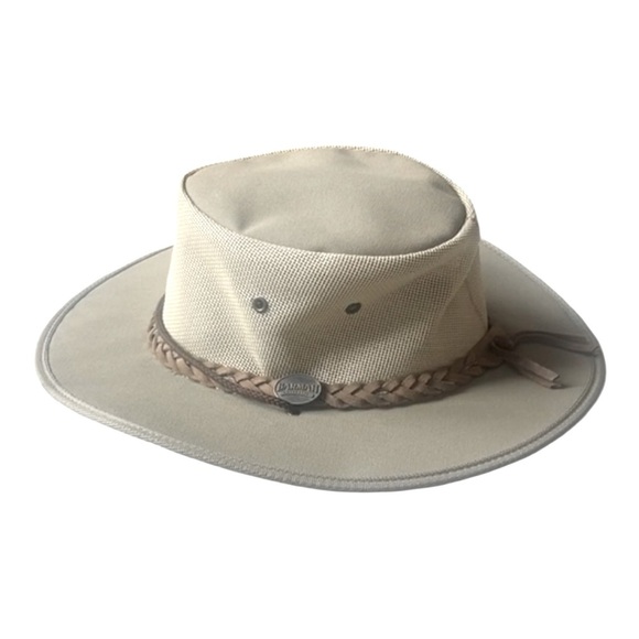 Barmah Canvas Drover Classic Australian Hat Khaki Men size M - Picture 12 of 15
